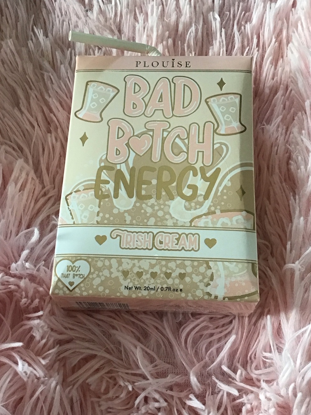 New P. Louise Bad B*tch Energy Irish Cream Lip Oil and Lip Conditioner Set